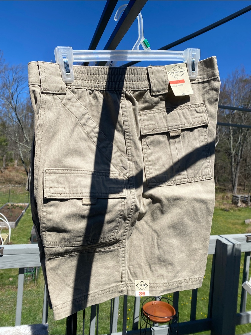 Lot of 3 Men's Cargo Shorts - Khaki